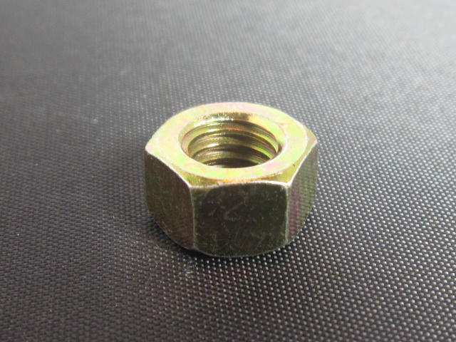 (image for) 1/4-28 HEX NUT GRD 8 YELLOW ZINC - Click Image to Close